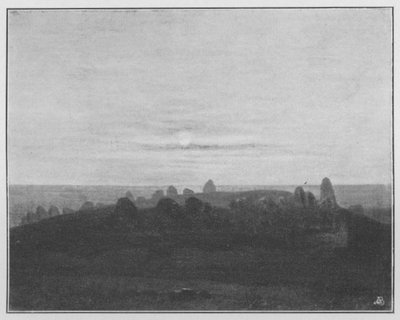 A Dolmen in Moonlight by Carl Gustav Carus